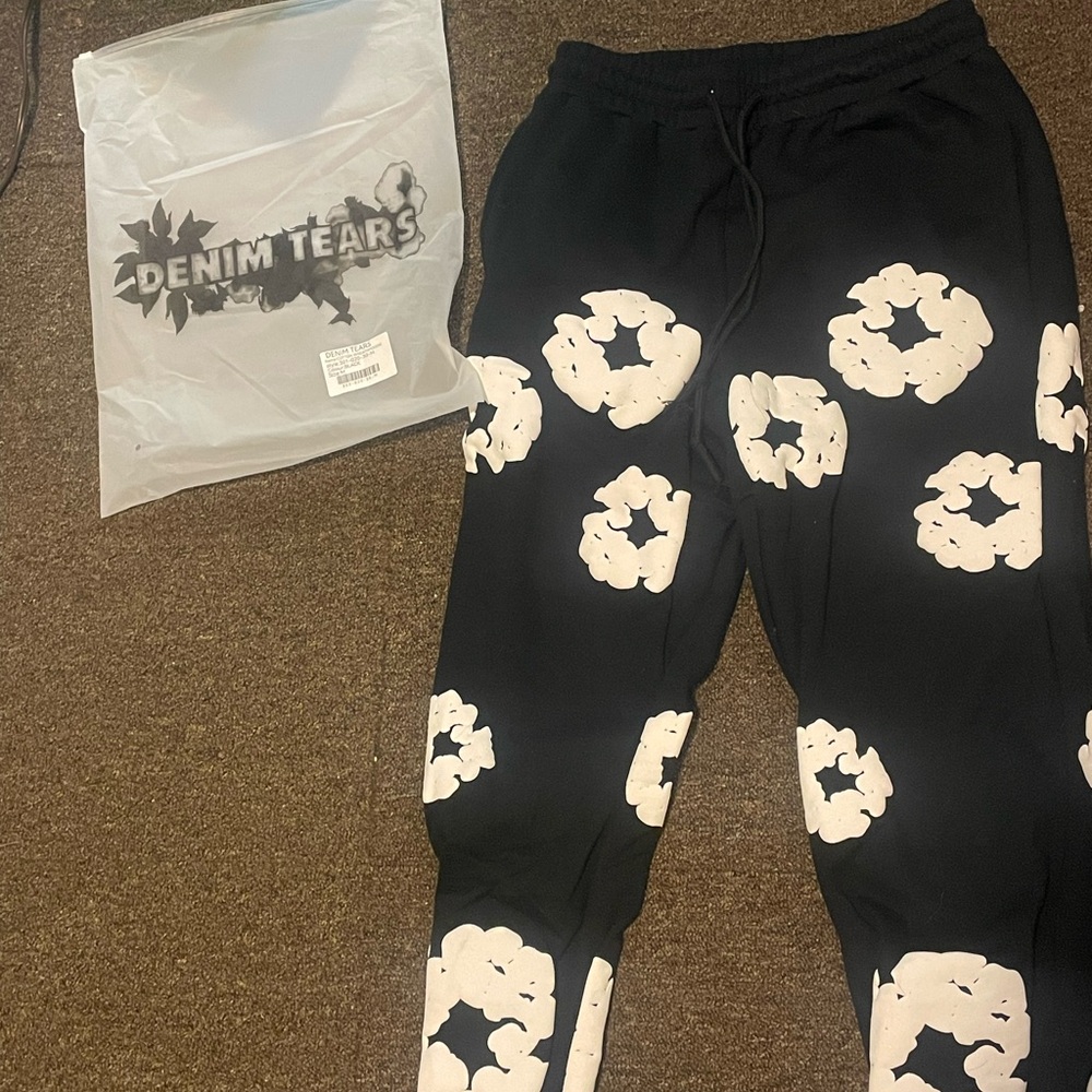 Denim Tears Black and White Men's Pants